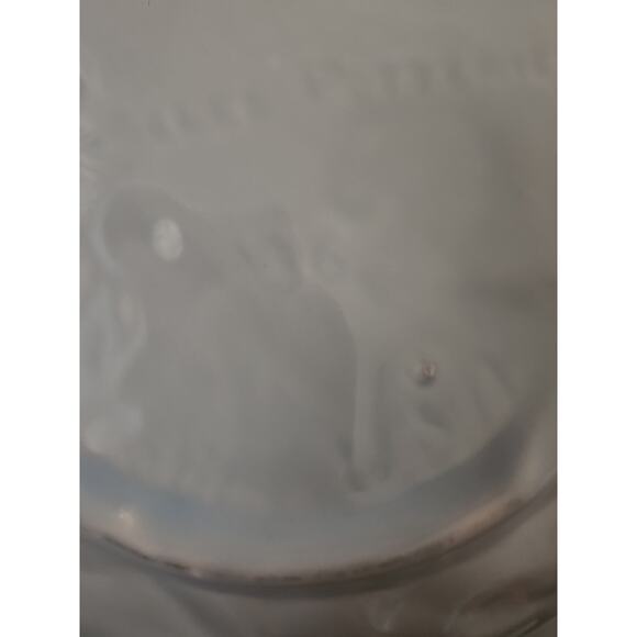 Los Angeles Potteries Embossed Fruit Bowl #36 White Green Vintage 1966 USA MCM - Picture 7 of 7